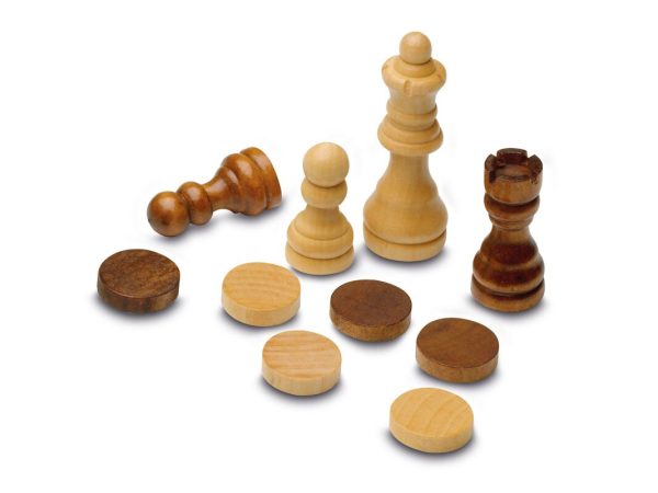 3 EN 1 AJEDREZ - DAMAS - BACKGAMMON - Image 7