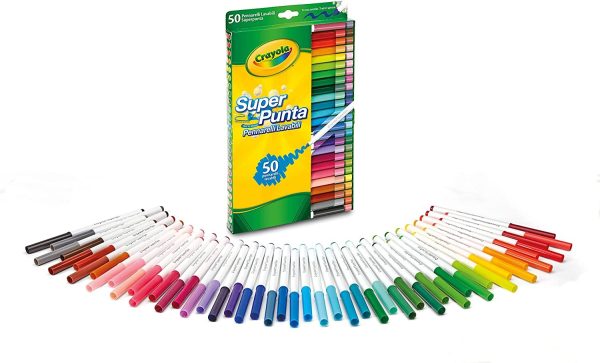 50 ROTULADORES SUPER PUNTA LAVABLES CRAYOLA - Image 3
