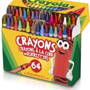 64 CERAS CRAYOLA + SACAPUNTAS