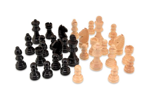 PIEZAS AJEDREZ STAUNTON 4 PLOMADAS NEGRO EN CAJA EXCLUSIVE - Image 3