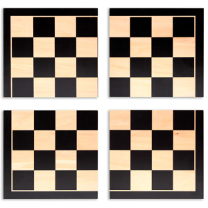 TABLERO AJEDREZ DIVISIBLE/INMANTANDO NEGRO PRO SERIES 40X40