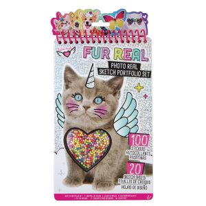 ALBUM DE DIBUJOS FANTASIA DEL UNICORNIO FUR REAL