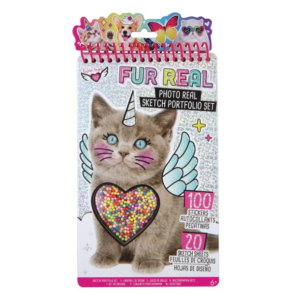 ALBUM DE DIBUJOS FANTASIA DEL UNICORNIO FUR REAL
