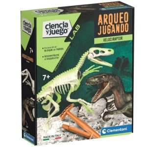 ARQUEOJUGANDO VELOCIRAPTOR FLUO