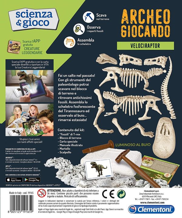 ARQUEOJUGANDO VELOCIRAPTOR FLUO - Image 5