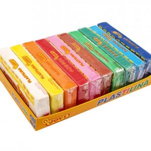 BANDEJA 10 PASTILLAS PLASTILINA 150 GR