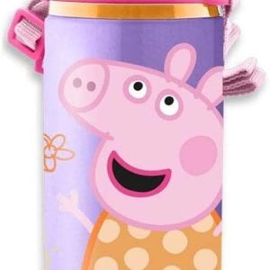 CANTIMPLORA DE ALUMINIO CON ASA 600 ML PEPPA PIG