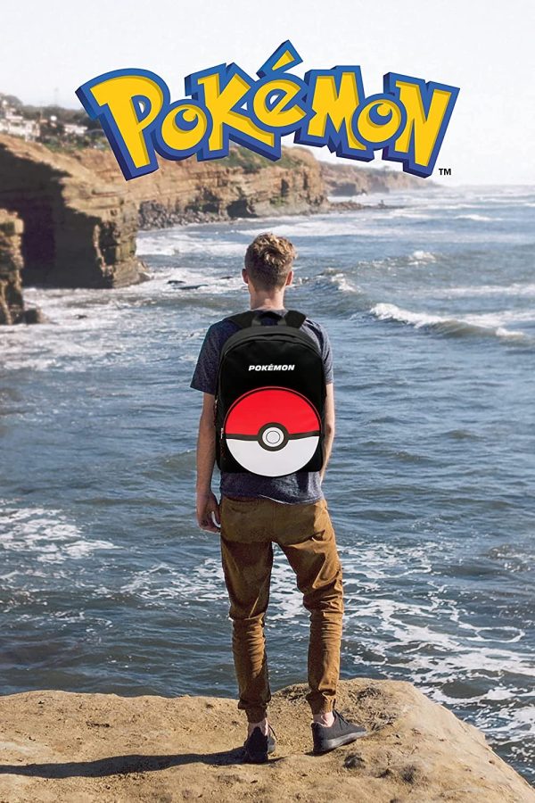MOCHILA JUVENIL POKEBALL ADAPTABLE A TROLLEY POKEMON - Image 2