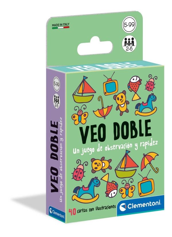 BARAJA CARTAS VEO DOBLE CLEMENTONI