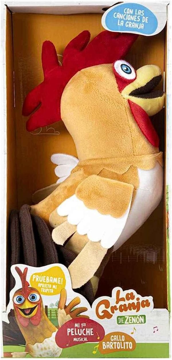BARTOLITO GALLO MUSICAL PELUCHE DX - LA GRANJA DE ZENON - Image 4