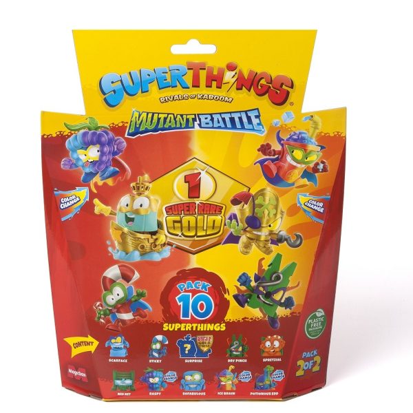BLISTER 10 SUPERTHINGS MUTANT BATTLE S.12