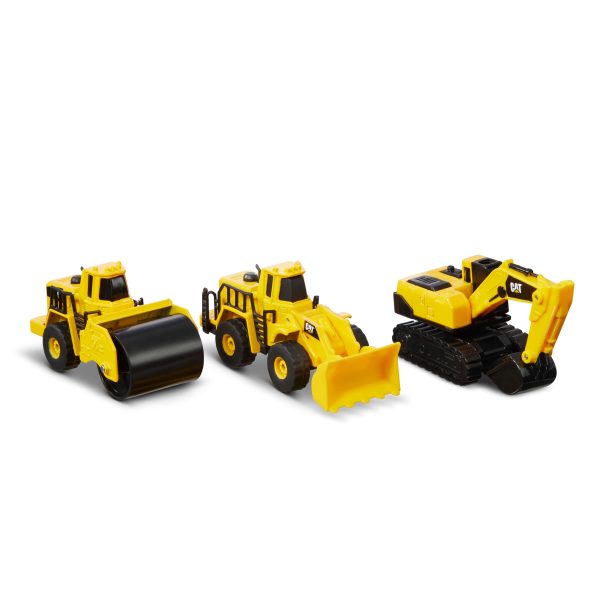 BLISTER 3 VEHICULOS DE METAL CATERPILLAR - CARGADORA, EXCAVADORA Y APISONADORA - Image 4
