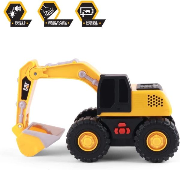 CATERPILLAR EXCAVADORA CON SONIDO 25CM - Image 3