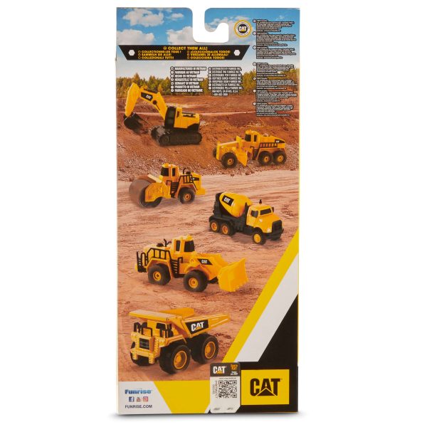 BLISTER 3 VEHICULOS DE METAL CATERPILLAR - CARGADORA, EXCAVADORA Y APISONADORA - Image 2