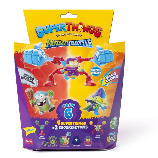 BLISTER PACK 6 SUPERTHINGS MUTANT BATTLE S.12 - Image 4