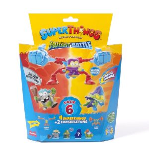 BLISTER PACK 6 SUPERTHINGS MUTANT BATTLE S.12