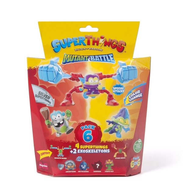 BLISTER PACK 6 SUPERTHINGS MUTANT BATTLE S.12 - Image 6