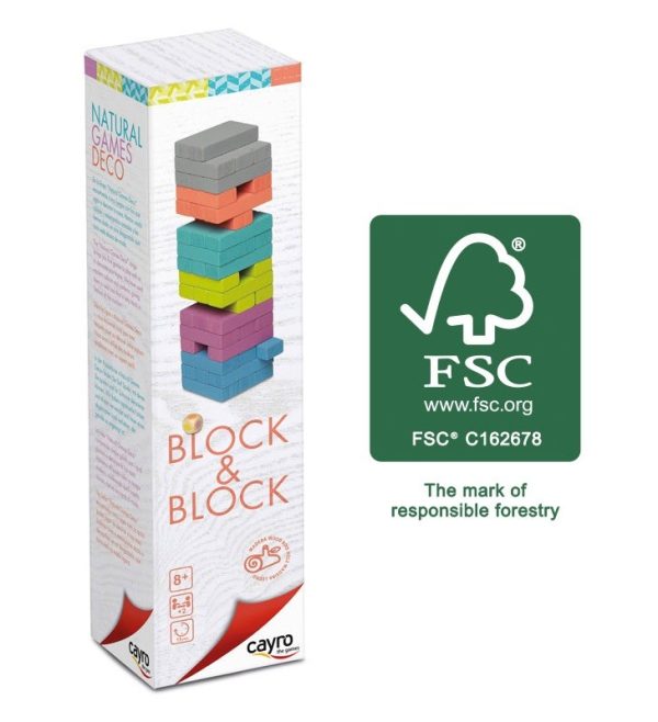 BLOCK & BLOCK NATURAL GAMES DECO FSC 100%