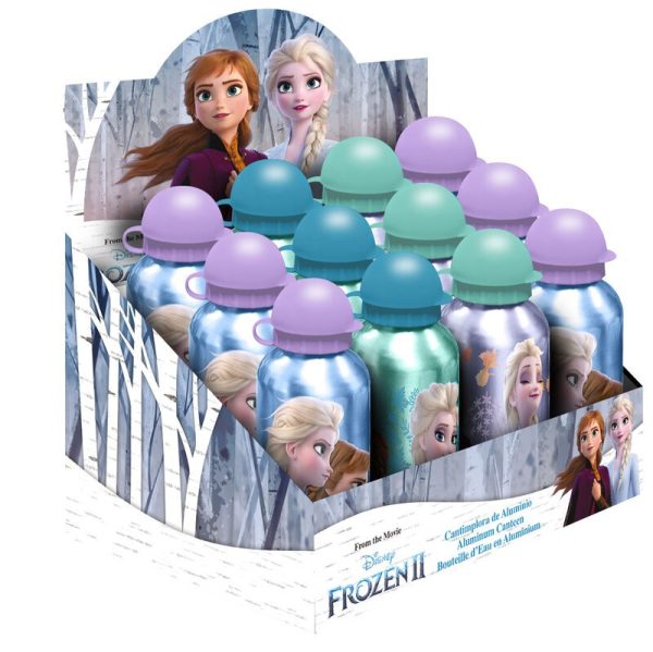 CANTIMPLORA DE ALUMINIO 500ML FROZEN 2 (3 MODELOS)