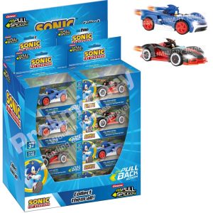 COCHE PULL & BACK TEAM SONIC RACING 1:43 (SURTIDOS)