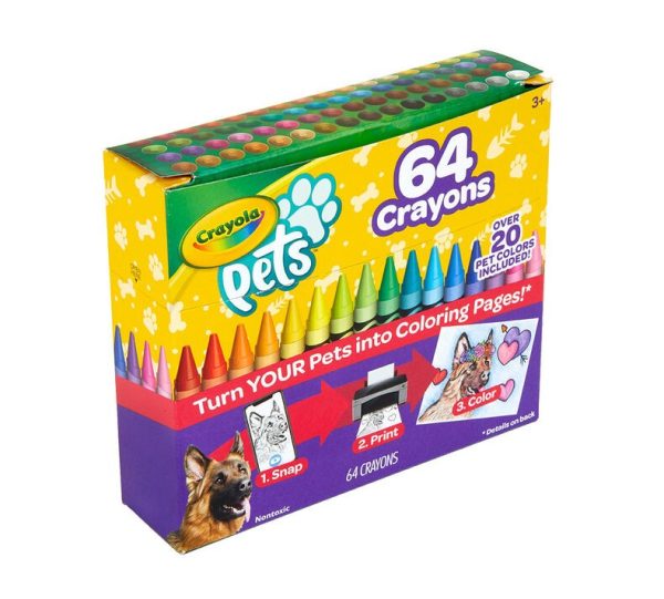 CRAYOLA PETS - 64 CERAS y Crayola Cámera App