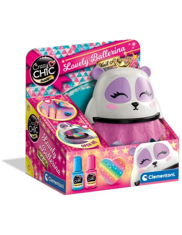 CRAZY CHIC NECESER DE VIAJE UÑAS BAILARINA PANDA