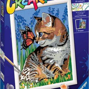 CREART SERIE D - GATITO Y MARIPOSA