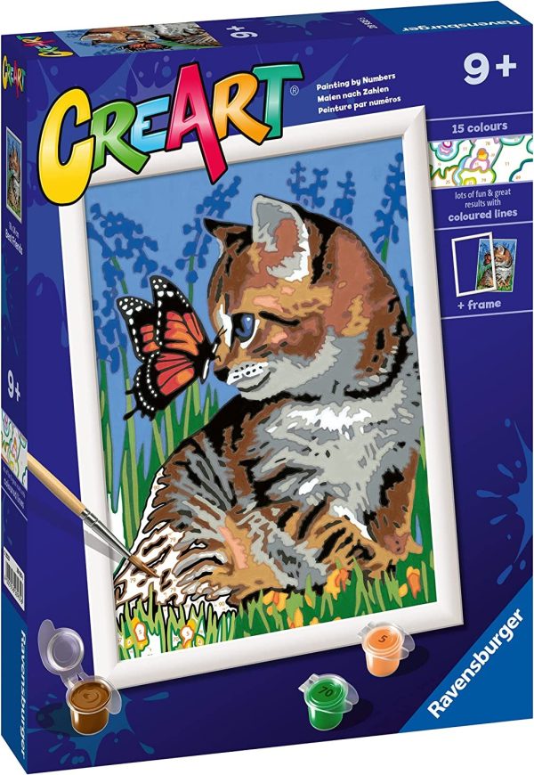 CREART SERIE D - GATITO Y MARIPOSA