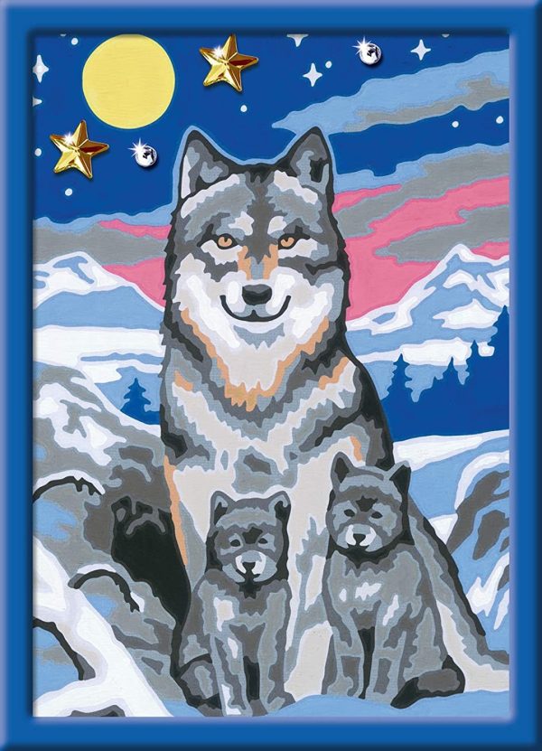 CREART SERIE E - LOBOS A LA LUZ DE LA LUNA - Image 2