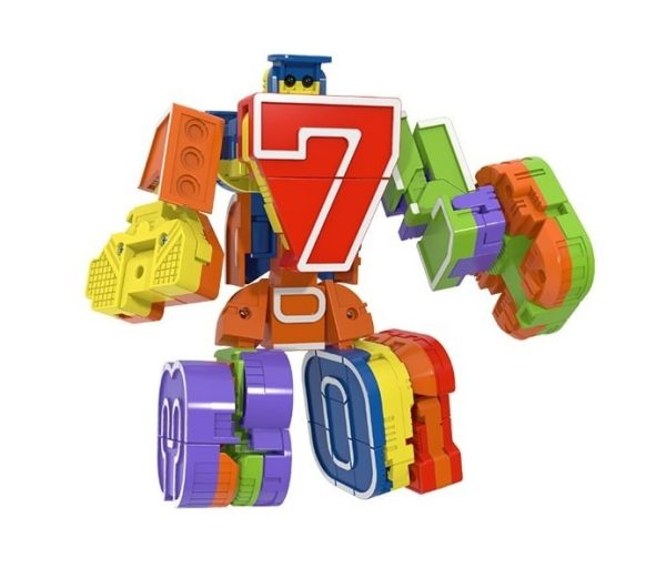DISPLAY 10 LETRABOTS NUMBERS COMBO GLOW IN THE DARK - Image 3