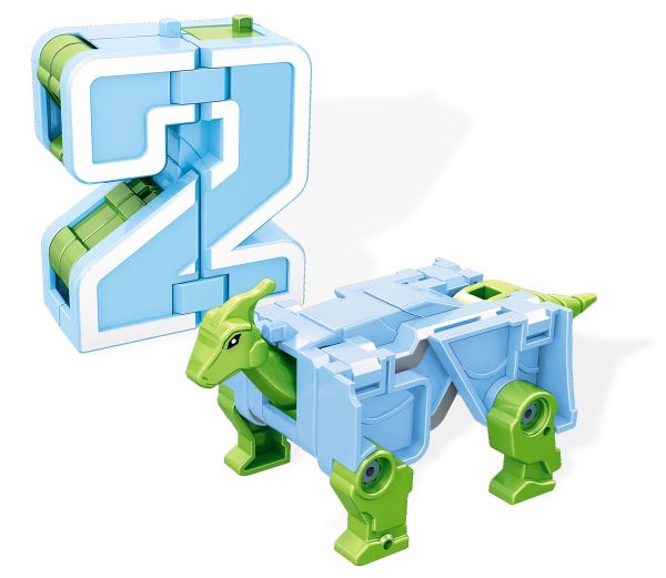 DISPLAY 10 NUMERANIMAL COMBO MEGA ROBOT SAURUS - Image 6