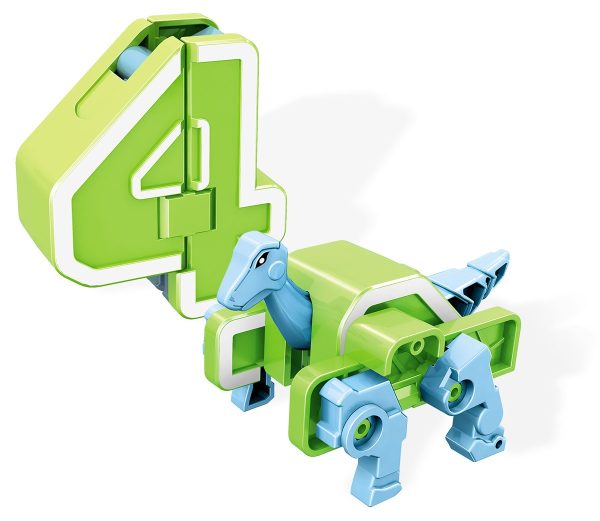 DISPLAY 10 NUMERANIMAL COMBO MEGA ROBOT SAURUS - Image 8