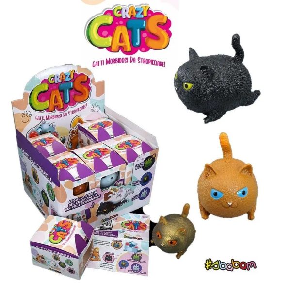 DISPLAY 12 CRAZY CATS