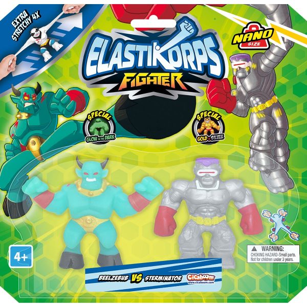 DISPLAY 12 ELASTIKORPS FIGHTER NANO SIZE PACK DE 2 - Image 3