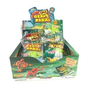 DISPLAY 12 GIGA GEKOS Y RANAS JELLY PLANET