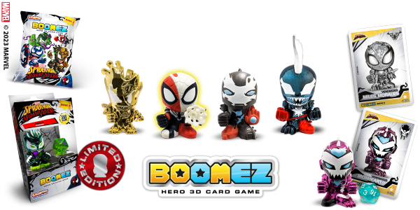DISPLAY 12 SOBRES BOOMEZ MARVEL SERIE 3 - Image 2
