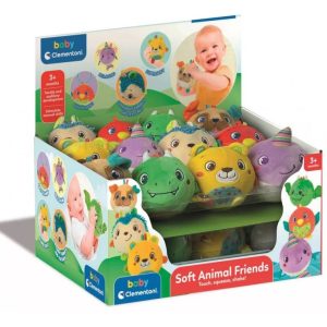 DISPLAY 24 SUAVES AMIGOS ANIMALES PELUCHES