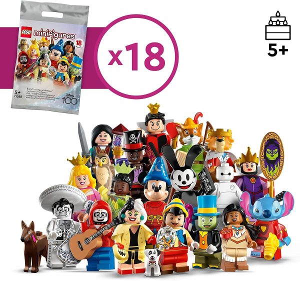 DISPLAY 36 SOBRES MINIFIGURAS LEGO DISNEY 100TH EDICION LIMITADA - Image 3