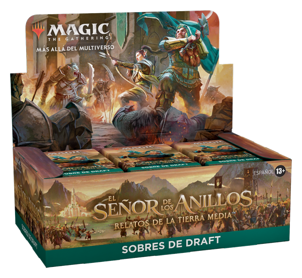 DISPLAY 36 SOBRES DRAFT MAGIC EL SEÑOR DE LOS ANILLOS