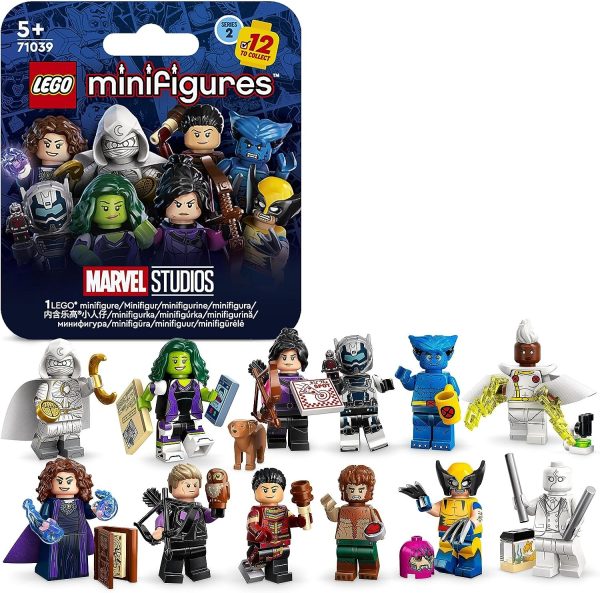 DISPLAY 36 SOBRES LEGO MINIFIGURES MARVEL 2ª EDICION