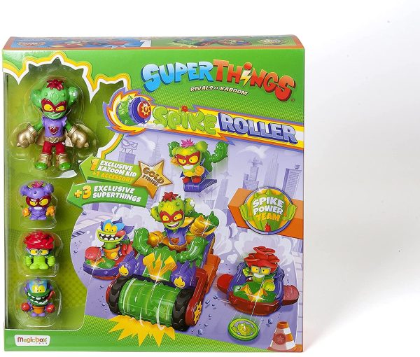 VEHICULO SPIKE ROLLER CACTUS SUPERTHINGS KAZOOM KIDS