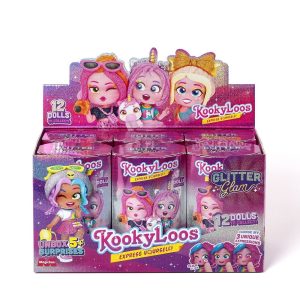 DISPLAY 6 KOOKYLOOS GLITTER GLAM