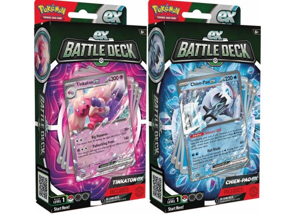DISPLAY 6 POKEMON BARAJA DE COMBATE CHIEN-PAO / TINKATON