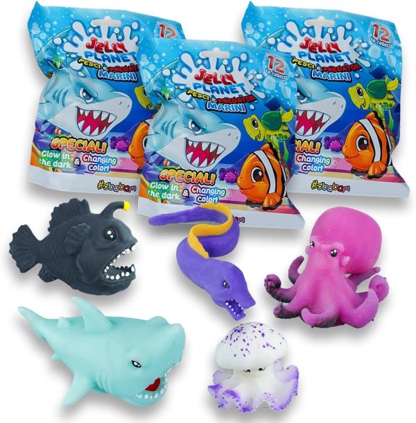 DISPLAYS 12 SOBRES JELLY PLANET - PECES Y DEPREDADORES MARINOS