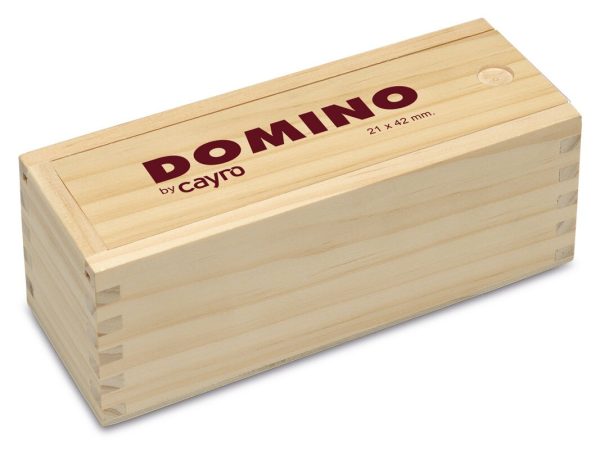 DOMINO METACRILATO CAJA DE MADERA