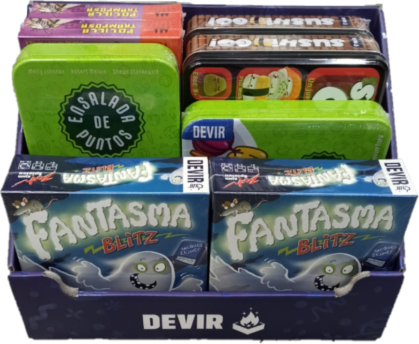 EXPOSITOR DEVIR BÁSICOS SURTIDOS (7+1 GRATIS) OFERTA EXCLUSIVA