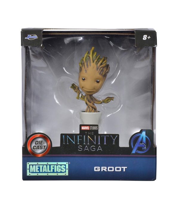 FIGURA METAL GROOT 10 CM MARVEL GUARDIANES DE LA GALAXIA DIE CAST - Image 3