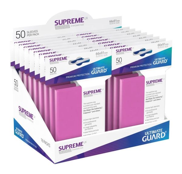 FUNDA METALIZADA FUCSIA 50 U. ULTIMATE GUARD - Image 4