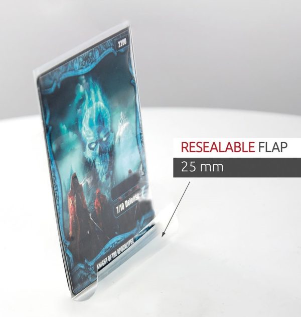 FUNDA STANDAR PRECISE FIT SLEEVES REUTILIZABLE 64x89 MM 100U. - Image 3