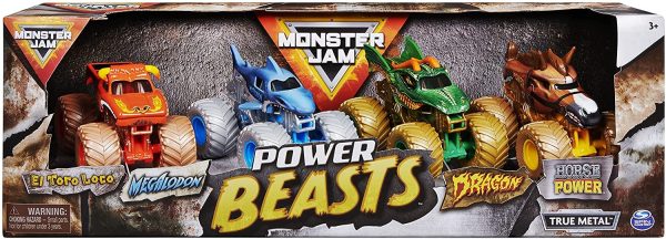 BLISTER 4 MONSTER JAM DIE CAST 1:64